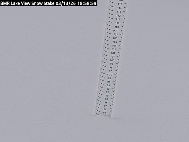 Lakeview Snow Depth Image