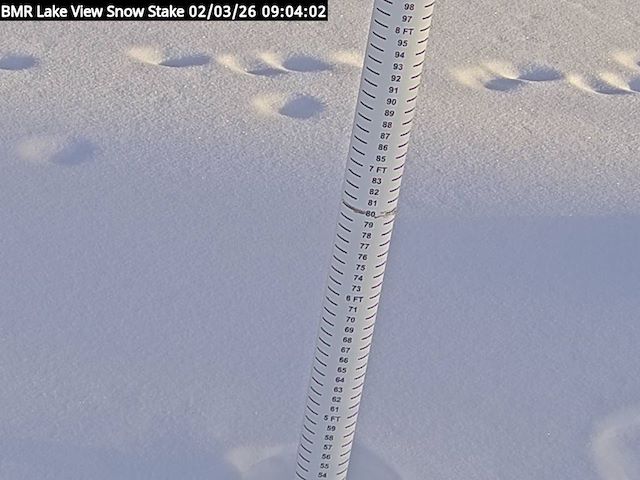 Lakeview Snow Depth Image