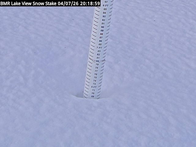 Lakeview Snow Depth Image
