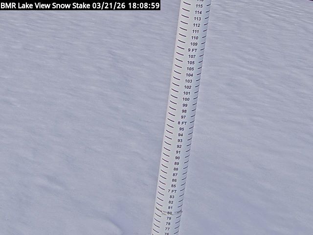 Lakeview Snow Depth Image