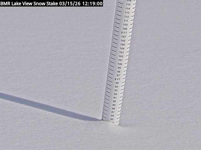 Lakeview Snow Depth Image
