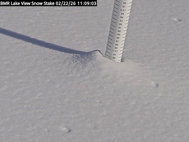 Lakeview Snow Depth Image