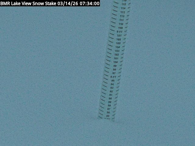 Lakeview Snow Depth Image