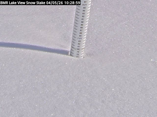 Lakeview Snow Depth Image