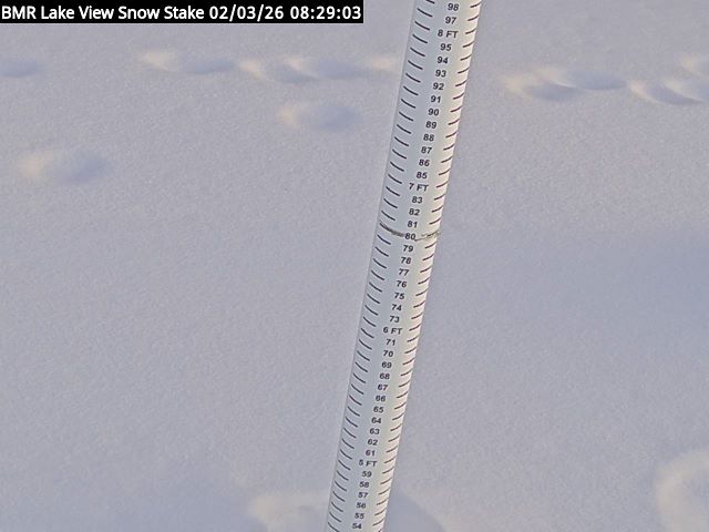Lakeview Snow Depth Image