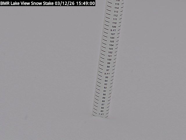 Lakeview Snow Depth Image