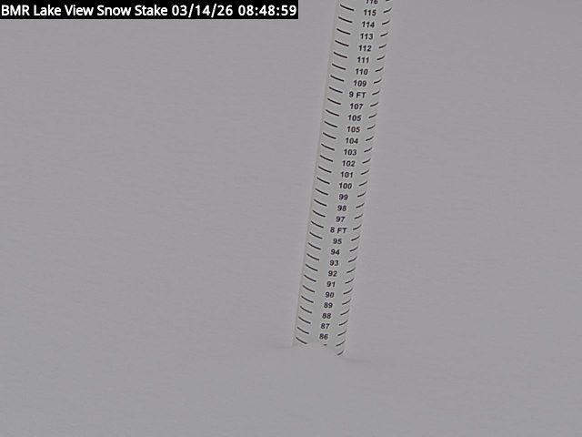 Lakeview Snow Depth Image