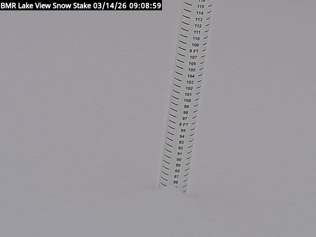 Lakeview Snow Depth Image