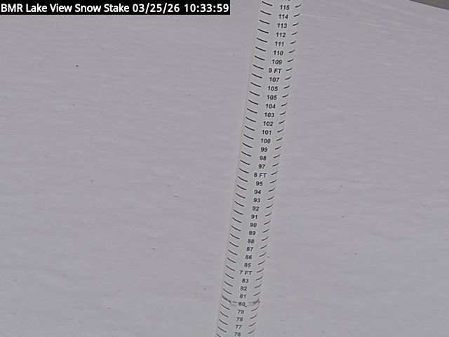 Lakeview Snow Depth Image