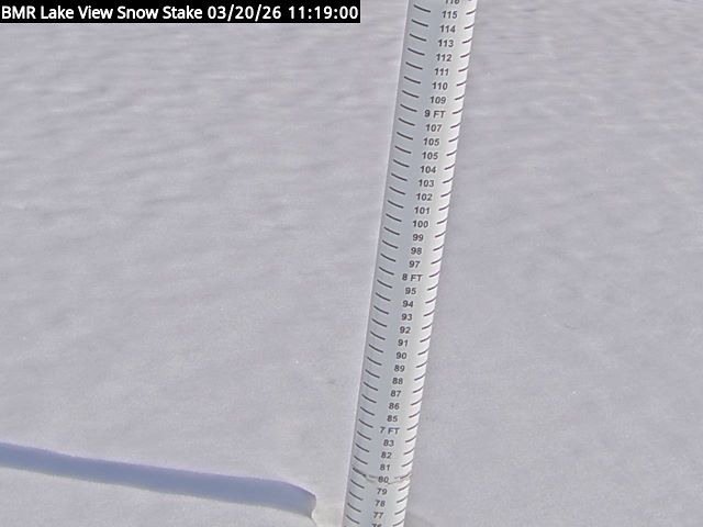 Lakeview Snow Depth Image