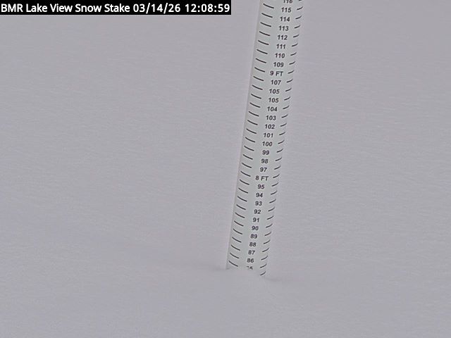 Lakeview Snow Depth Image