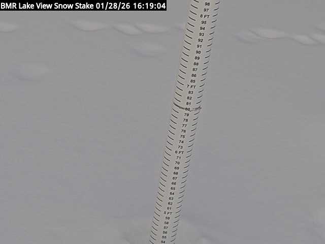 Lakeview Snow Depth Image