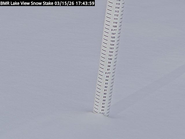 Lakeview Snow Depth Image