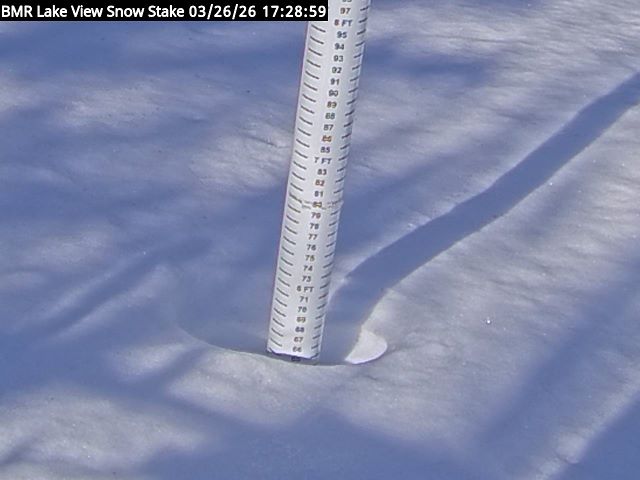 Lakeview Snow Depth Image