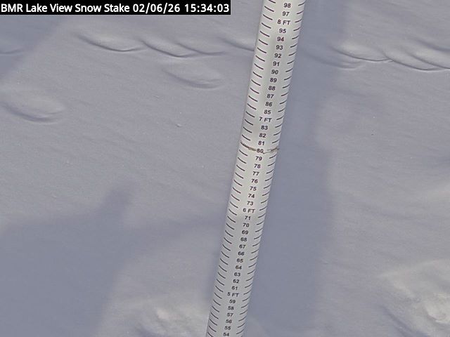 Lakeview Snow Depth Image