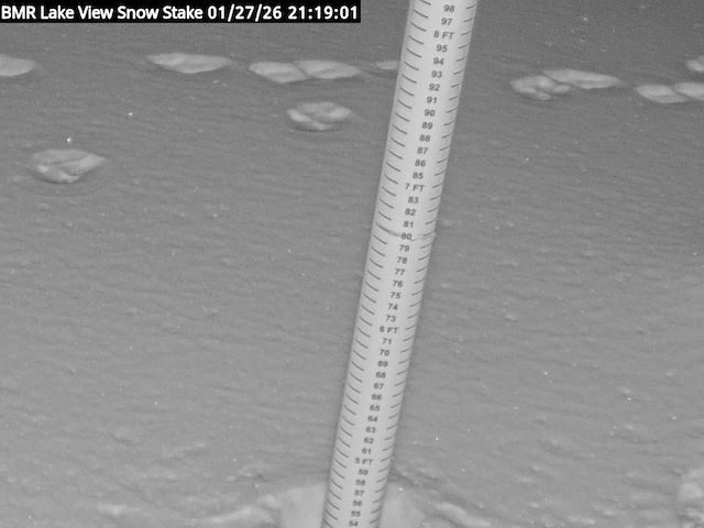 Lakeview Snow Depth Image