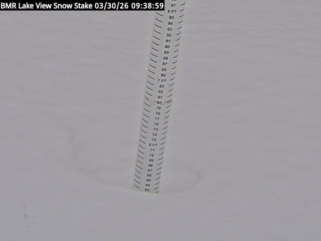Lakeview Snow Depth Image
