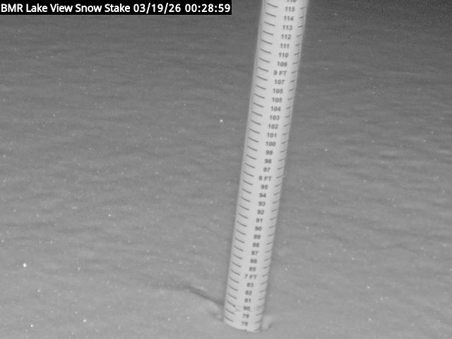 Lakeview Snow Depth Image