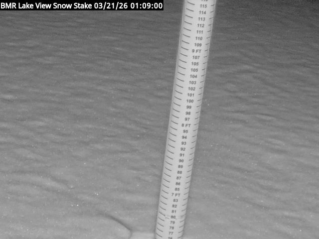 Lakeview Snow Depth Image