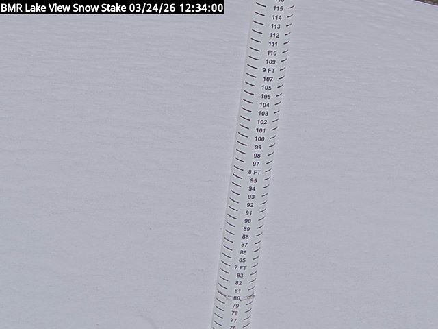 Lakeview Snow Depth Image