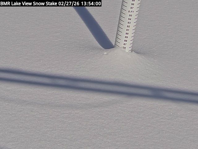 Lakeview Snow Depth Image