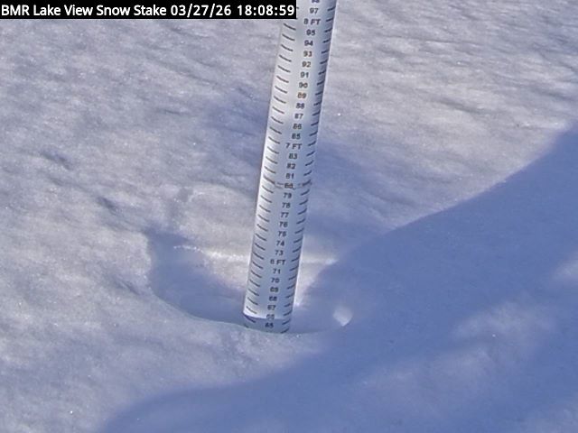 Lakeview Snow Depth Image