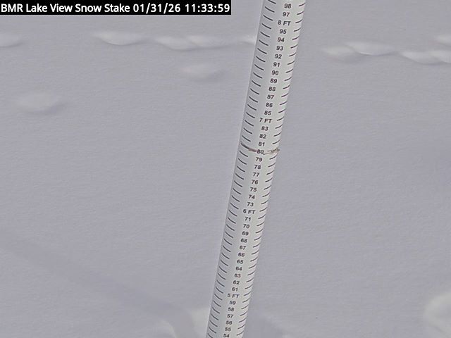 Lakeview Snow Depth Image