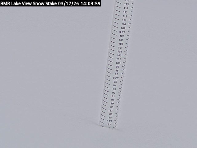 Lakeview Snow Depth Image