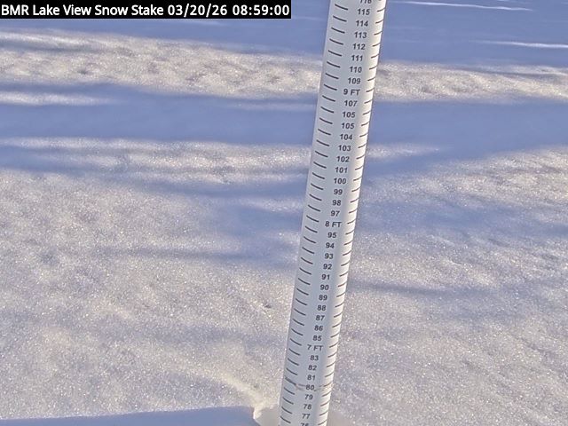 Lakeview Snow Depth Image