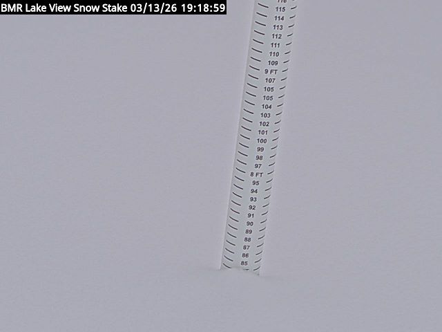 Lakeview Snow Depth Image
