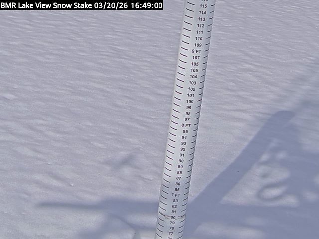 Lakeview Snow Depth Image