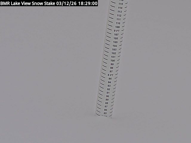 Lakeview Snow Depth Image