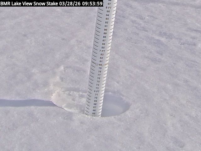 Lakeview Snow Depth Image