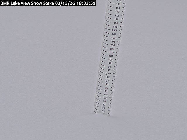 Lakeview Snow Depth Image