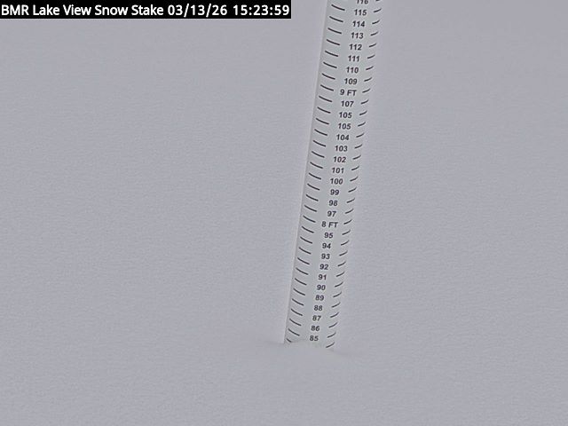 Lakeview Snow Depth Image