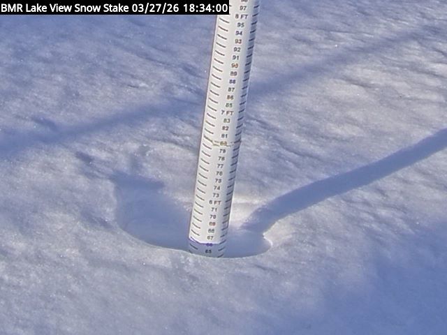 Lakeview Snow Depth Image