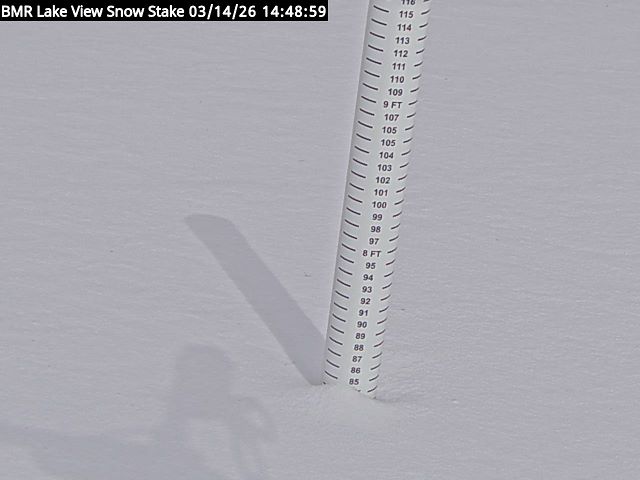 Lakeview Snow Depth Image