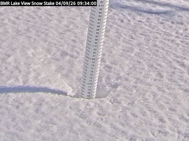 Lakeview Snow Depth Image