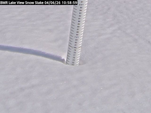 Lakeview Snow Depth Image
