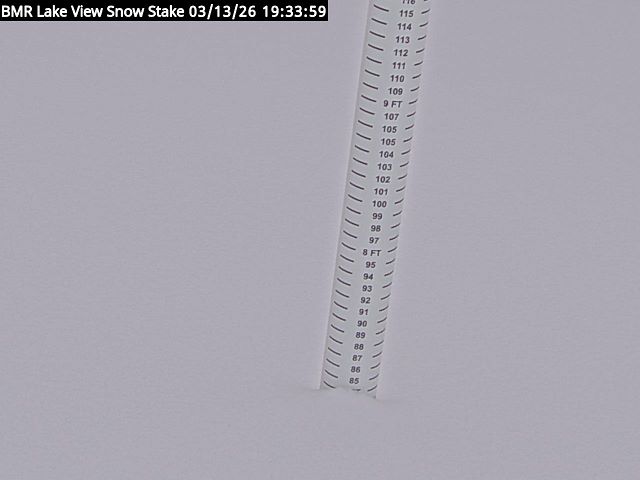 Lakeview Snow Depth Image