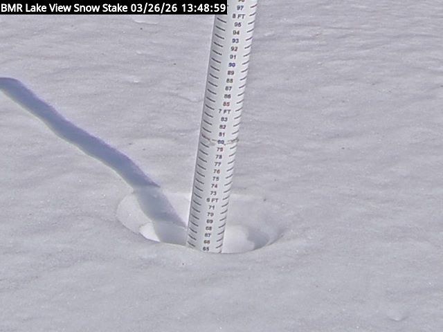 Lakeview Snow Depth Image