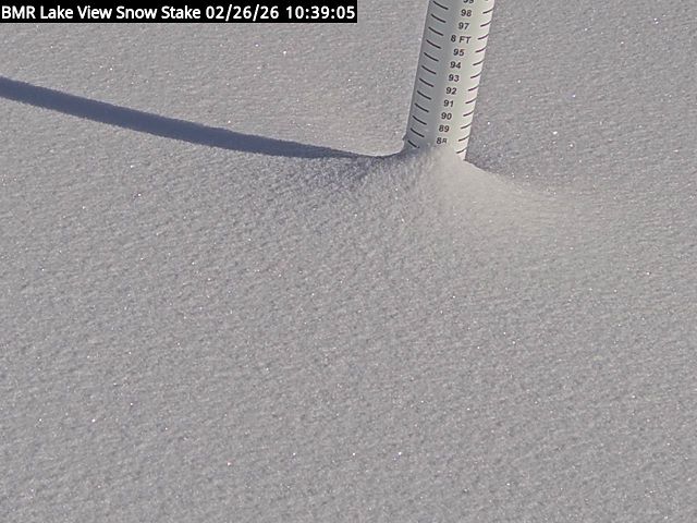 Lakeview Snow Depth Image