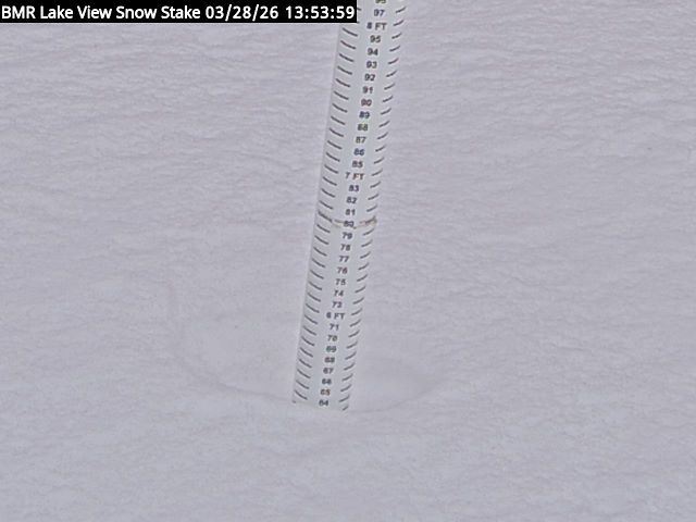 Lakeview Snow Depth Image