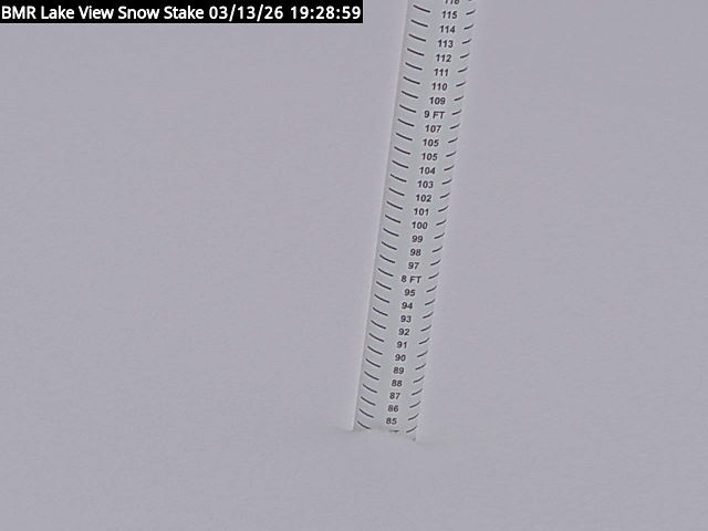 Lakeview Snow Depth Image