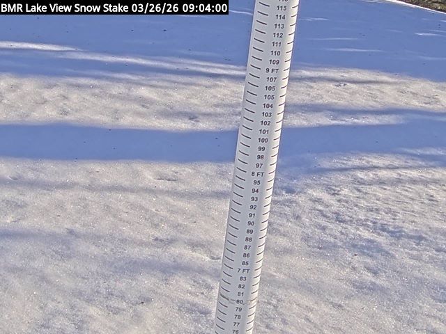 Lakeview Snow Depth Image
