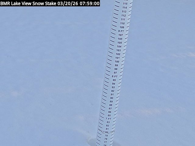 Lakeview Snow Depth Image