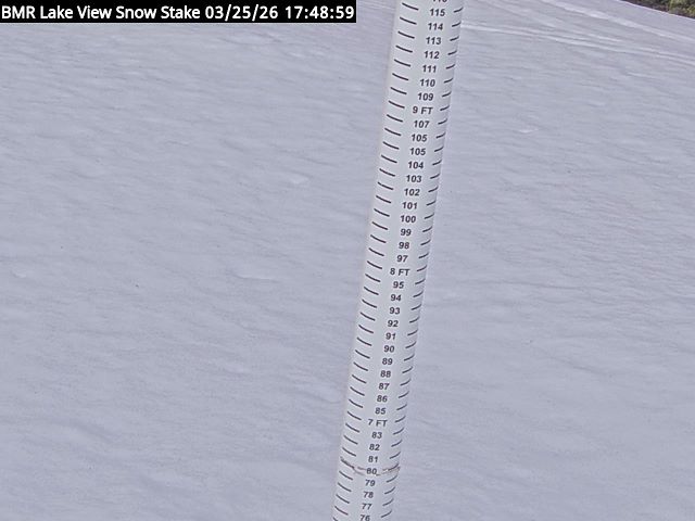 Lakeview Snow Depth Image
