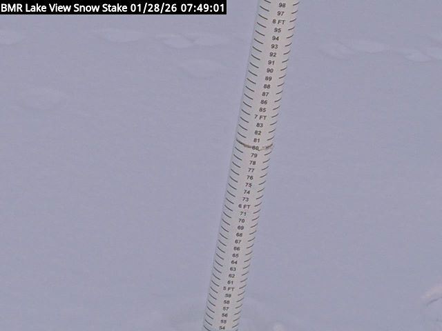 Lakeview Snow Depth Image