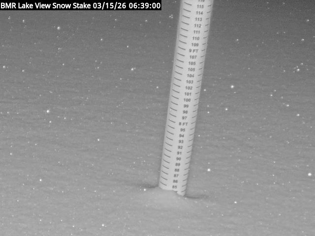 Lakeview Snow Depth Image