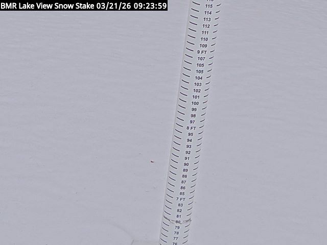 Lakeview Snow Depth Image